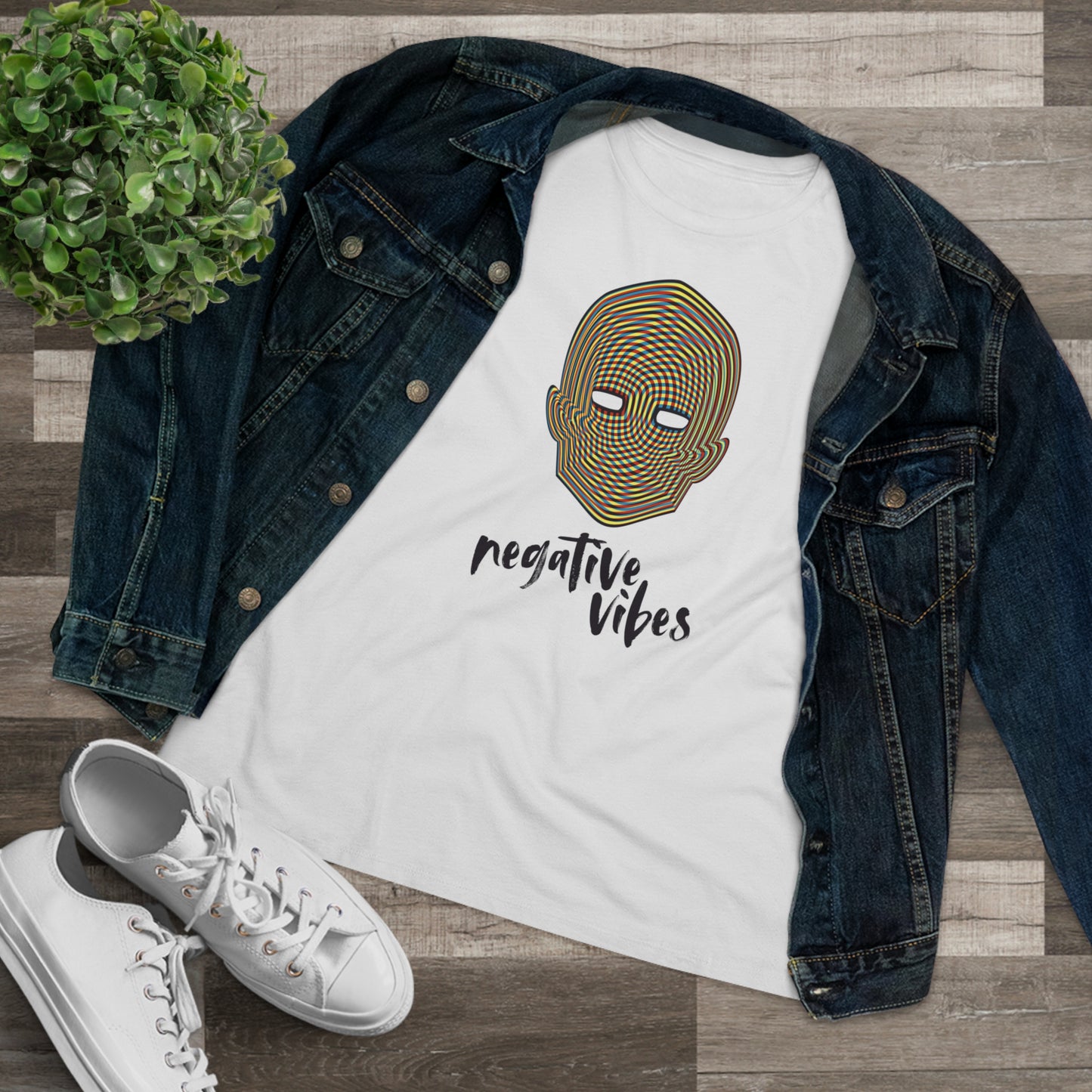 Negative Vibes Women's Premium Tee