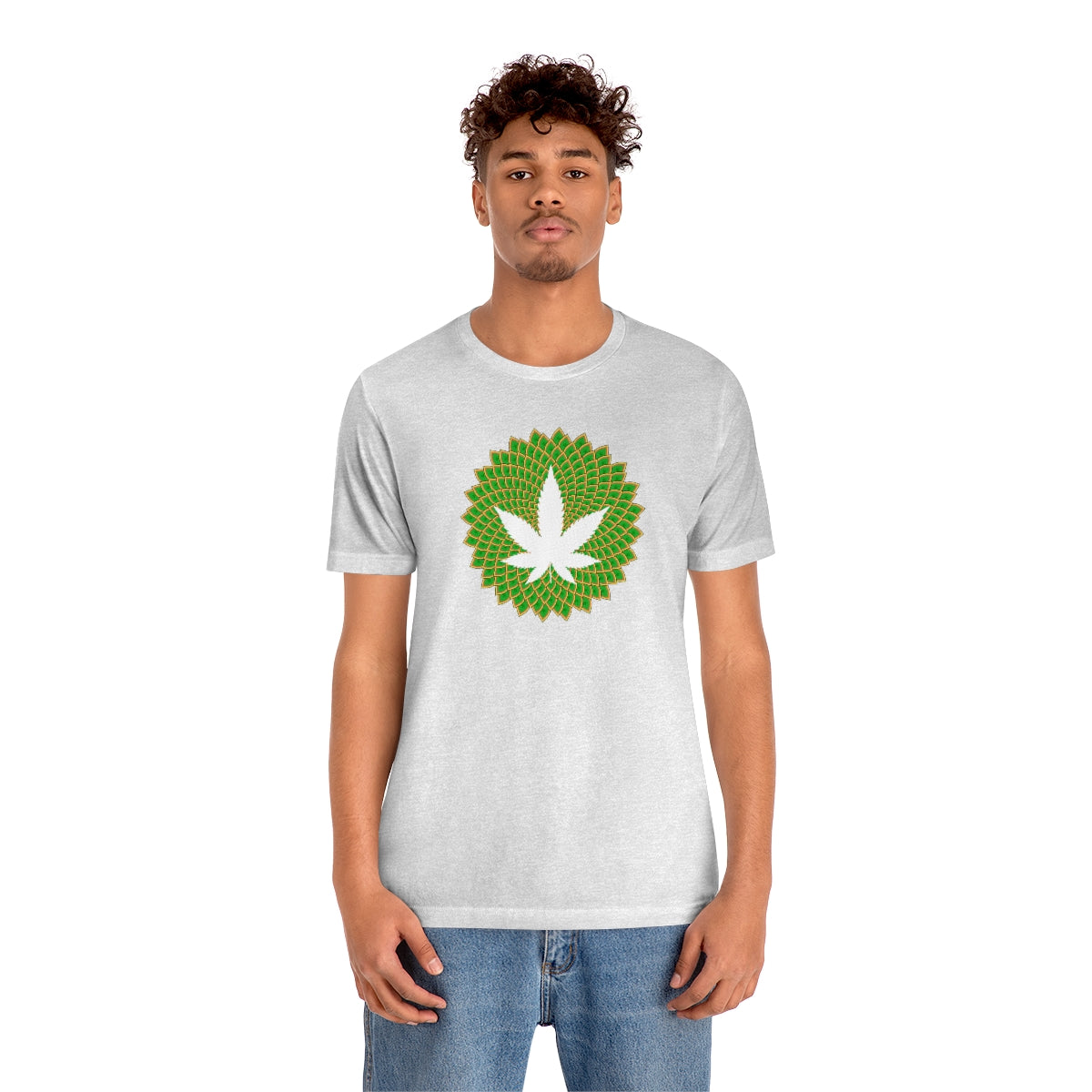 Mandala Leaf Unisex Short Sleeve Tee