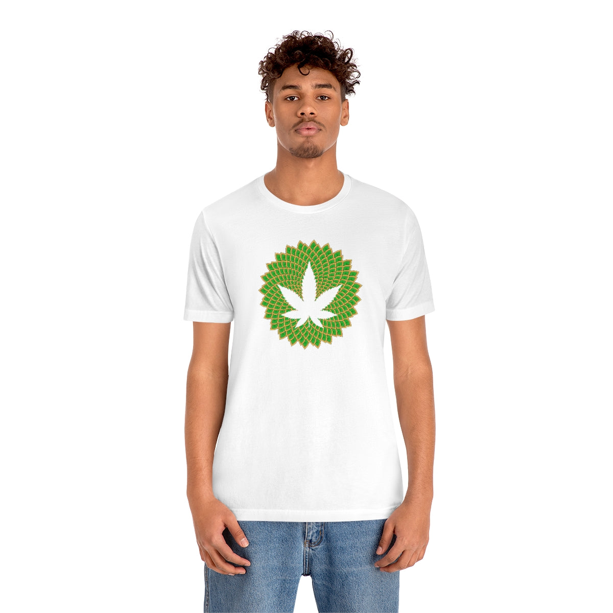 Mandala Leaf Unisex Short Sleeve Tee