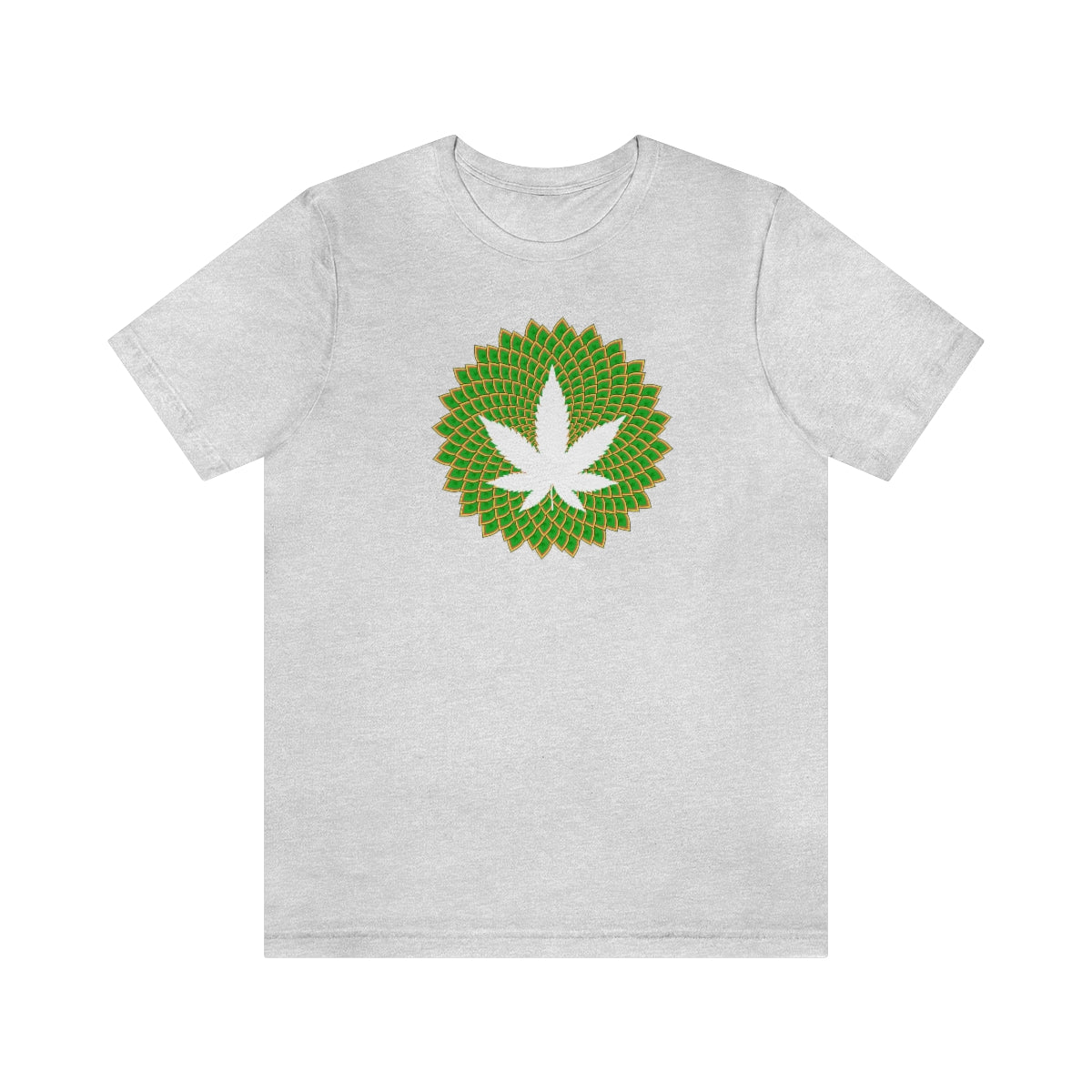 Mandala Leaf Unisex Short Sleeve Tee