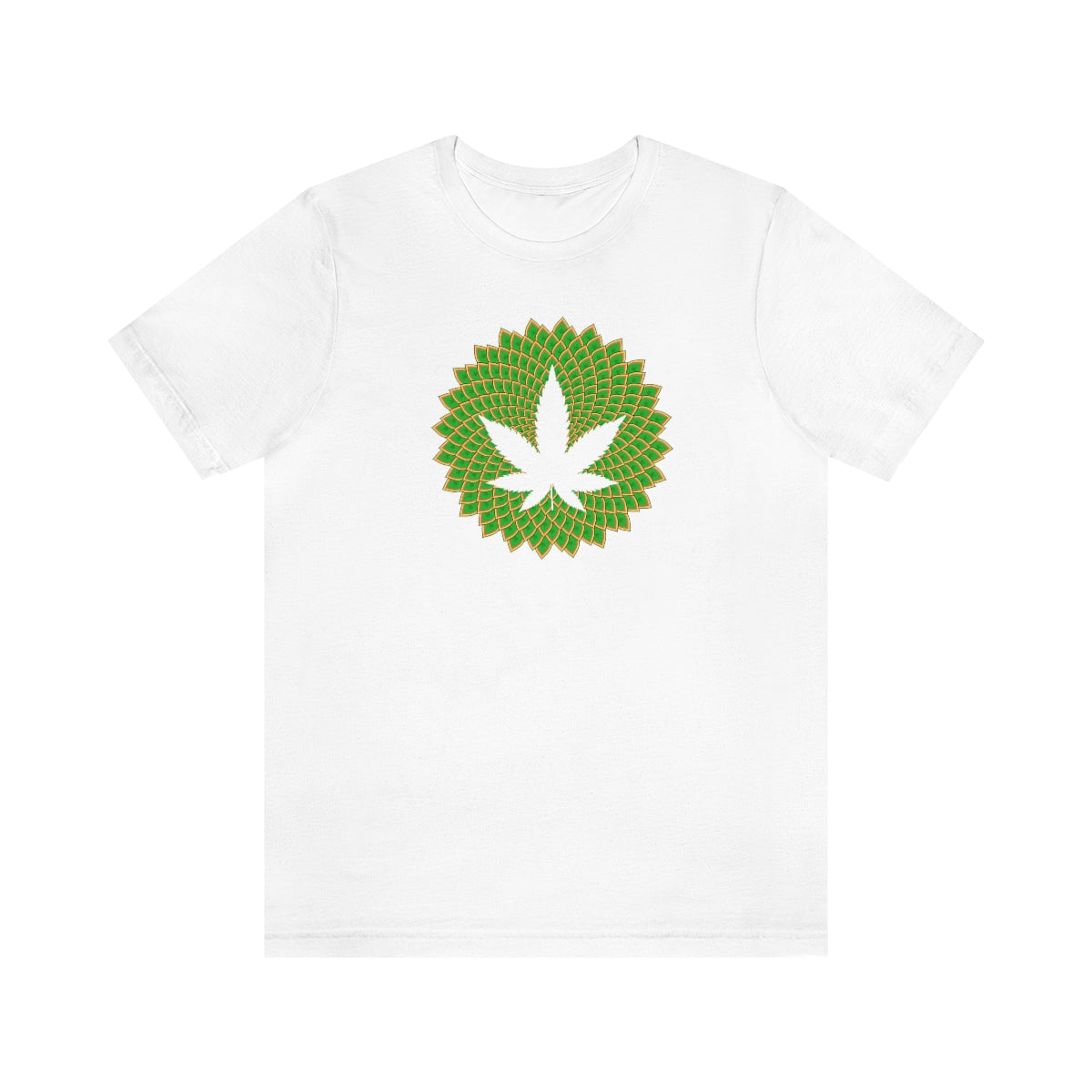 Mandala Leaf Unisex Short Sleeve Tee