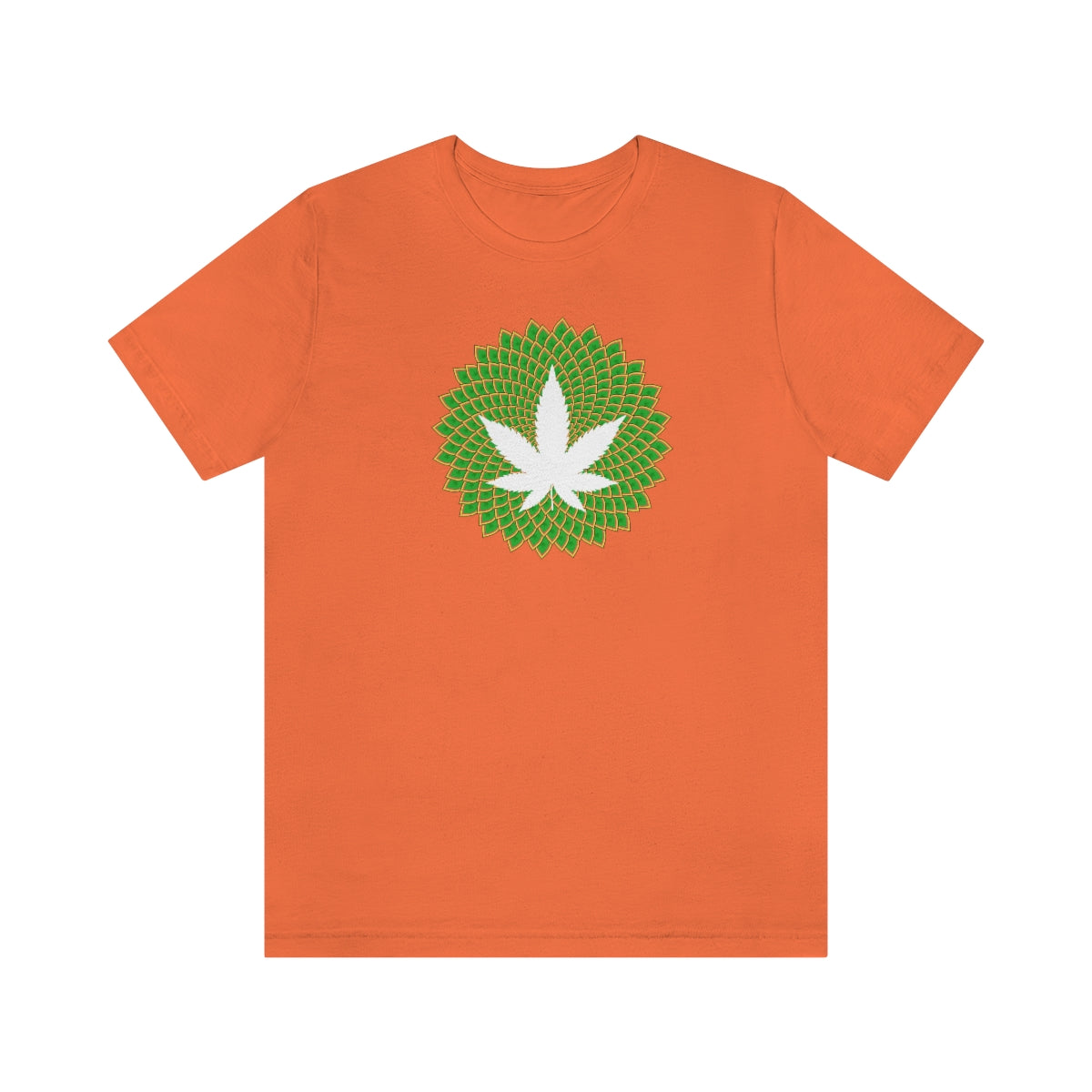 Mandala Leaf Unisex Short Sleeve Tee