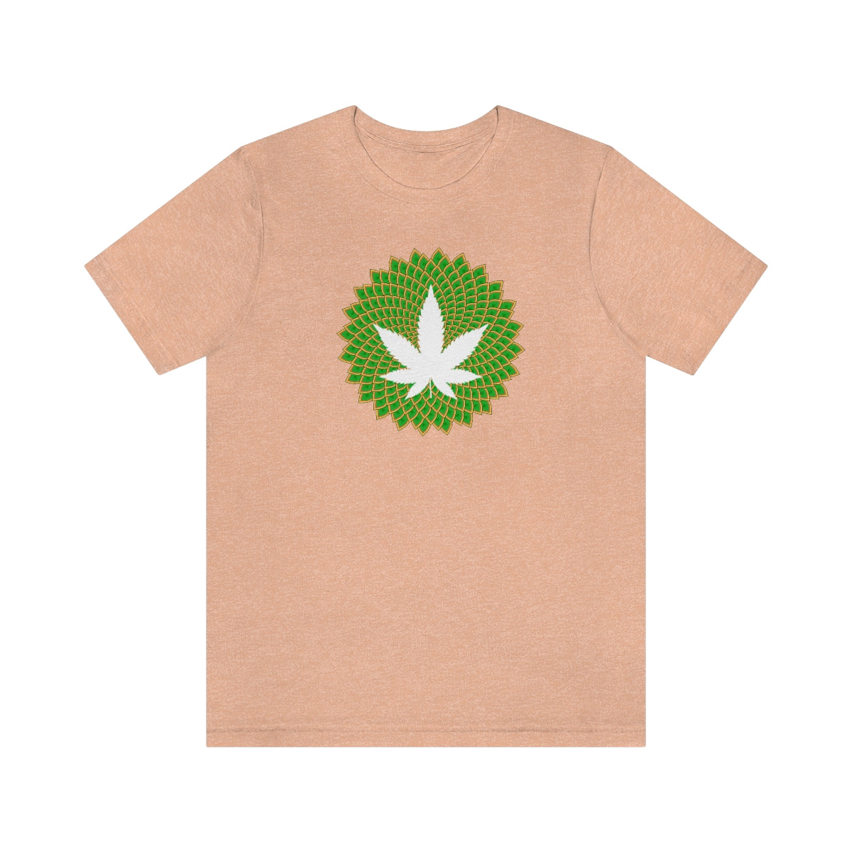 Mandala Leaf Unisex Short Sleeve Tee